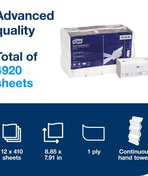Hand Paper Towel Folded - White 3.2" L x 7.9" W  1-PLY  4920/Case