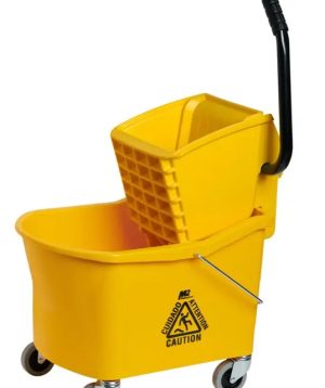 Mop Bucket With Side Press Wringer Combo 32 Qt/8 Gallon
