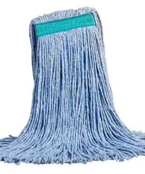 Mop Head  16 oz Narrow Band Cut-End - BLUE