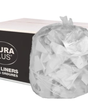 DuraPlus Can Liner - LLDPE - 30" x 38" - Regular - Trans - 250 Pack