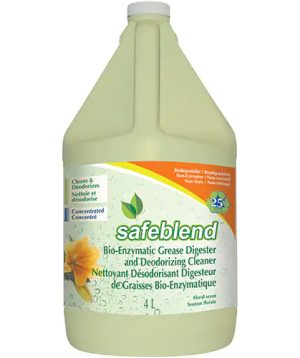 SafeBlend Bioenzymatic Grease Digester & Deodorizing Cleaners - 4L