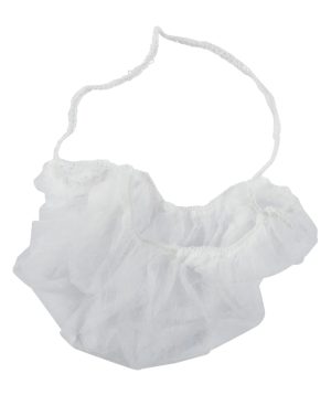 Beard Net Disposable Large  White 100pcs *Open Box*
