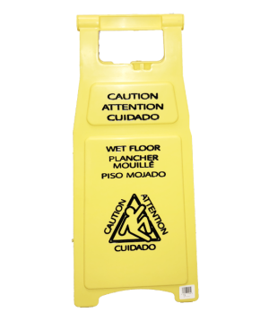 Wet Floor Sign 1 Piece 62 x 30cm *Open Box*