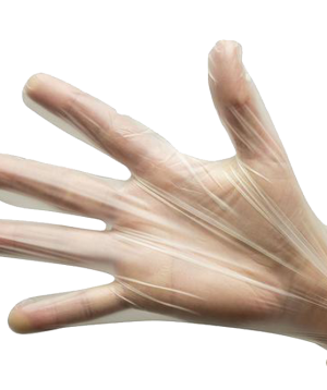 Gloves  DELI Poly  Low Density   500 pcs  XLarge  *Open Box*