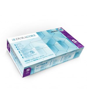 DuraCore Blue Nitrile Gloves 4.3 Mil 100 Pcs/Box Medical Examination - Powder-Free