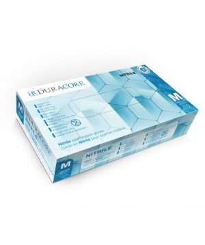 DuraCore Blue Nitrile Gloves 4.3 Mil 100 Pcs/Box Medical Examination - Powder-Free