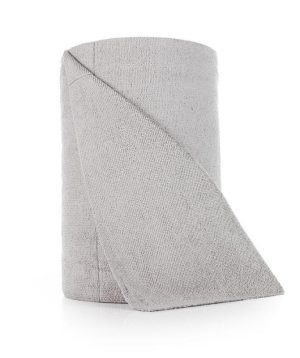 Microfiber Easy Tear Roll 12x12 40 Sheets/Roll  Grey